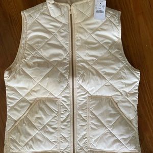 J Crew Down Quilted Puffer Vest NWT